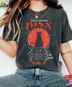 Disney Thackery Binx Hocus Pocus Sanderson Sisters Horror Movie Shirt Classic Unisex