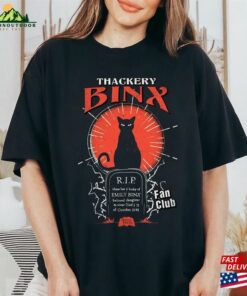 Disney Thackery Binx Hocus Pocus Sanderson Sisters Horror Movie Shirt Classic Unisex