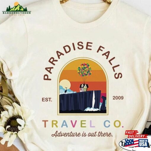 Disney Up Shirt Paradise Falls National Park T-Shirt Movie Unisex Sweatshirt