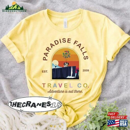 Disney Up Shirt Paradise Falls National Park T-Shirt Movie Unisex Sweatshirt