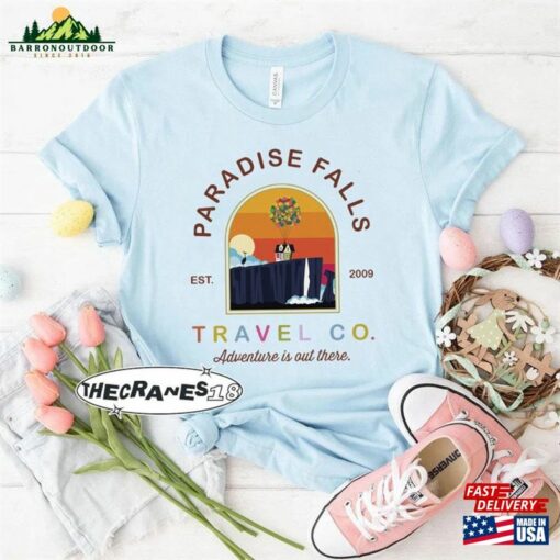 Disney Up Shirt Paradise Falls National Park T-Shirt Movie Unisex Sweatshirt