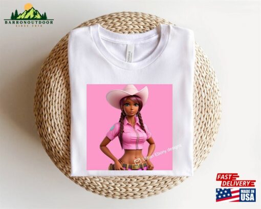 Doll Cowgirl Shirts Urban Ebony Designs Hoodie T-Shirt