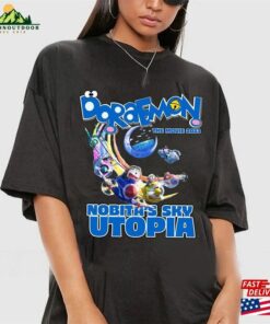 Doraemon Shirt The Movie 2023 Nobita’S Sky Utopia Fan Sweatshirt Classic Doraemon Shirt The Movie 2023 Nobita’S Sky Utopia Fan Sweatshirt Classic