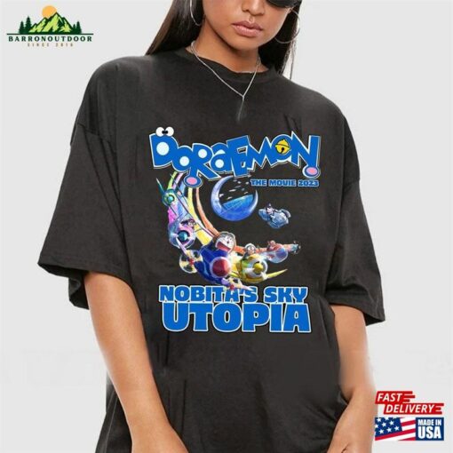 Doraemon Shirt The Movie 2023 Nobita’S Sky Utopia Fan Sweatshirt Classic