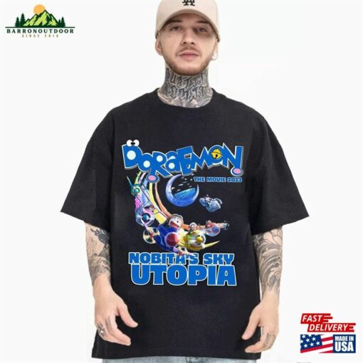 Doraemon Shirt The Movie 2023 Nobita’S Sky Utopia Fan Sweatshirt Classic