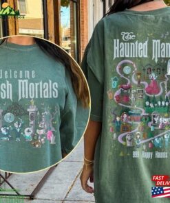 Double Sided Haunted Mansion Shirt The Map Retro Disney Halloween Sweatshirt Unisex Double Sided Haunted Mansion Shirt The Map Retro Disney Halloween Sweatshirt Unisex