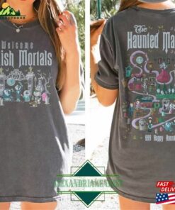 Double Sided Haunted Mansion Shirt The Map Retro Disney Halloween Sweatshirt Unisex Double Sided Haunted Mansion Shirt The Map Retro Disney Halloween Sweatshirt Unisex