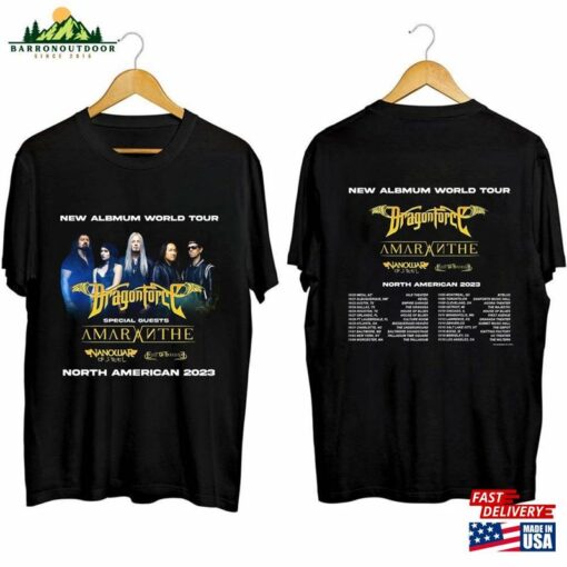 Dragonforce Fall 2023 North American Tour Shirt Concert Band Fan Hoodie Unisex