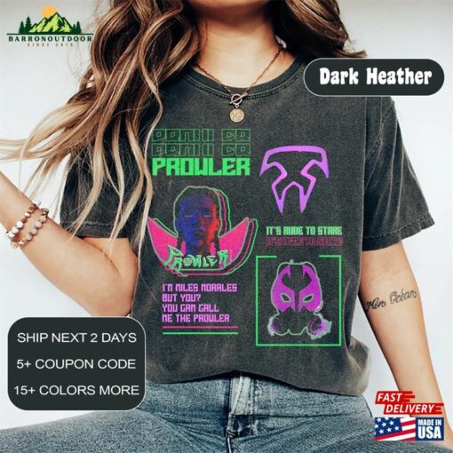 Earth 42 Miles Morales The Prowler Shirt Spider Man Across Sweatshirt T-Shirt