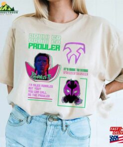 Earth 42 Miles Morales The Prowler Shirt Spider Man Across T-Shirt Sweatshirt Earth 42 Miles Morales The Prowler Shirt Spider Man Across T-Shirt Sweatshirt