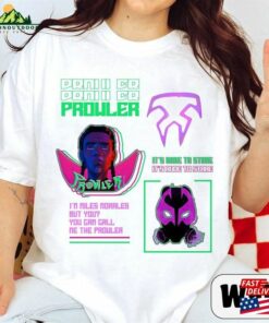 Earth 42 Miles Morales The Prowler Shirt Spider Man Across T-Shirt Sweatshirt Earth 42 Miles Morales The Prowler Shirt Spider Man Across T-Shirt Sweatshirt