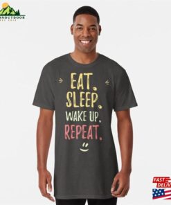 Eat Sleep Wake Up Best Trending Design Long T-Shirt Unisex Hoodie Eat Sleep Wake Up Best Trending Design Long T-Shirt Unisex Hoodie