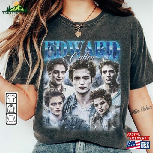 Edward Cullen Movie Shirt 2023 Vintage Retro 90S Style Classic Sweatshirt