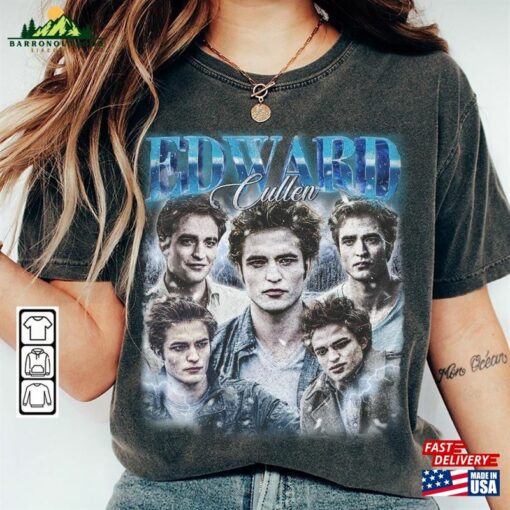 Edward Cullen Movie Shirt 2023 Vintage Retro 90S Style Hoodie Classic