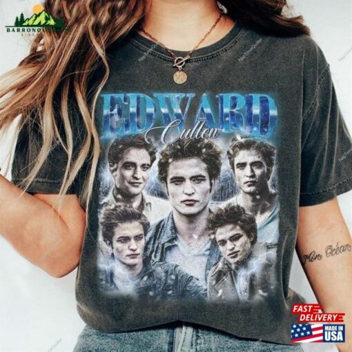 Edward Cullen Movie Shirt 2023 Vintage Retro 90S Style T-Shirt Bootleg Classic Graphic Hoodie Unisex