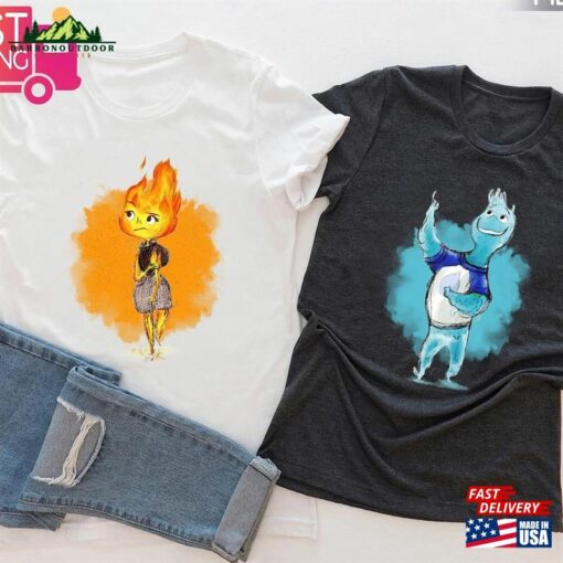 Elemental 2023 Disney Couple Shirt Pixar Classic T-Shirt