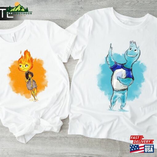 Elemental 2023 Disney Couple Shirt Pixar Classic T-Shirt