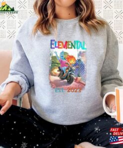 Elemental 2023 Disney Shirt Pixar Characters Sweatshirt Unisex Elemental 2023 Disney Shirt Pixar Characters Sweatshirt Unisex