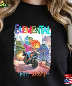 Elemental 2023 Disney Shirt Pixar Characters Sweatshirt Unisex