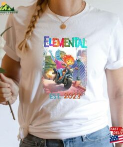 Elemental 2023 Disney Shirt Pixar Characters Sweatshirt Unisex 3