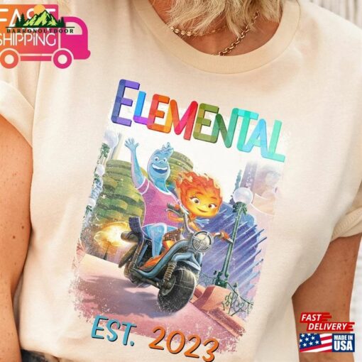 Elemental 2023 Disney Shirt Pixar T-Shirt Sweatshirt