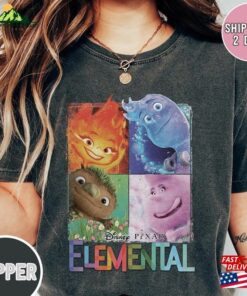 Elemental 2023 Disney Shirts Vintage Pixar Shirt Ember Wade Clod Grale Sweatshirt T-Shirt Elemental 2023 Disney Shirts Vintage Pixar Shirt Ember Wade Clod Grale Sweatshirt T-Shirt