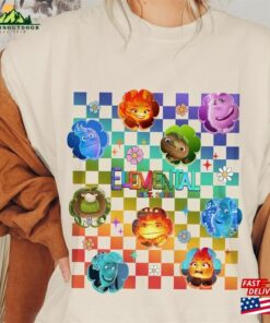 Elemental 2023 Shirt Pixar Characters Movie Unisex Classic