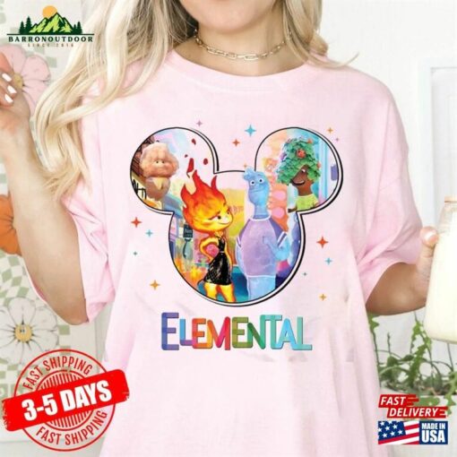 Elemental Cartoon 2023 Fire Water T-Shirt Classic Hoodie