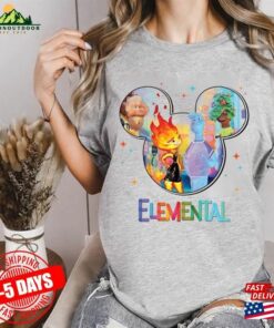 Elemental Cartoon 2023 Fire Water T-Shirt Classic Hoodie
