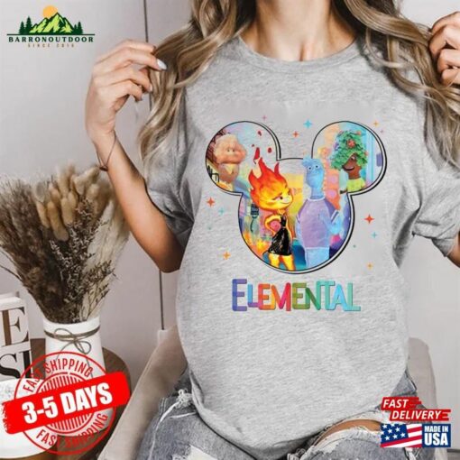 Elemental Cartoon 2023 Fire Water T-Shirt Classic Hoodie