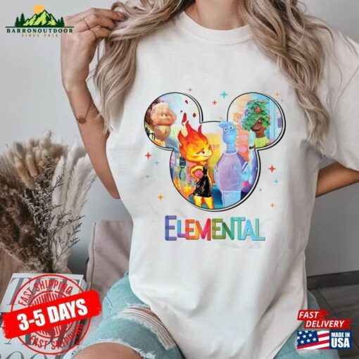 Elemental Cartoon 2023 Fire Water T-Shirt Classic Hoodie