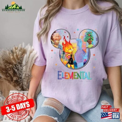 Elemental Cartoon 2023 Fire Water T-Shirt Classic Hoodie