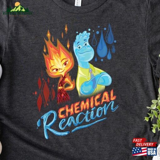 Elemental Chemical Reaction Ember Wade Comfort Colors® Shirt Disney Unisex T-Shirt