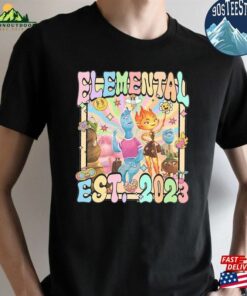 Elemental Est 2023 Shirt Disney Pixar Hoodie Unisex Elemental Est 2023 Shirt Disney Pixar Hoodie Unisex