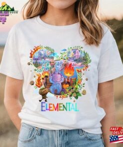 Elemental Movie Shirt Character Tee Disney Pixar Sweatshirt Hoodie