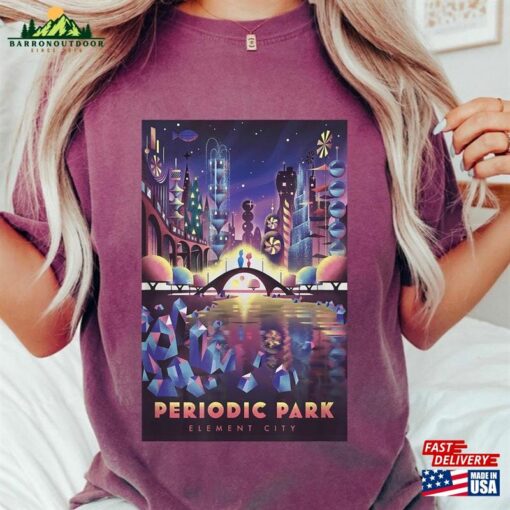 Elemental Shirt Periodic Park Element City Poster T-Shirt 2023 Classic