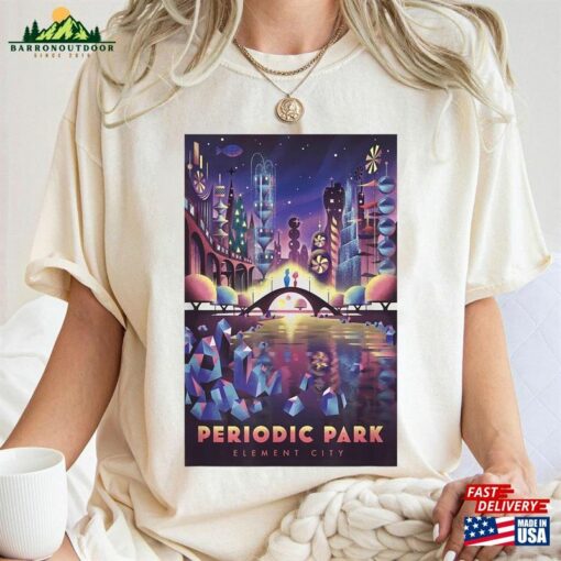 Elemental Shirt Periodic Park Element City Poster T-Shirt 2023 Classic