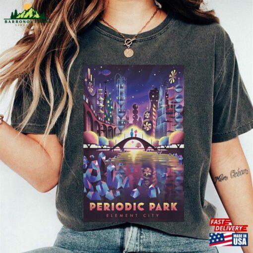 Elemental Shirt Periodic Park Element City Poster T-Shirt 2023 Classic