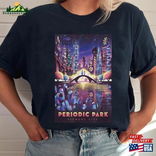 Elemental Shirt Periodic Park Element City Poster T-Shirt 2023 Classic