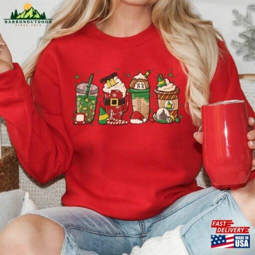 Elf Latte Christmas Shirts Movie Shirt Coffee Hoodie Sweatshirt