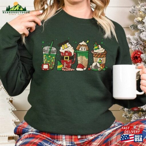 Elf Latte Christmas Shirts Movie Shirt Coffee Hoodie Sweatshirt