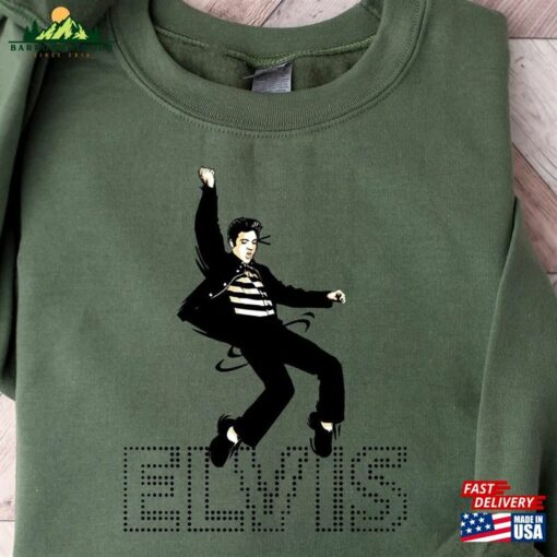 Elvis Presley Shirt Retro Unisex Hoodie