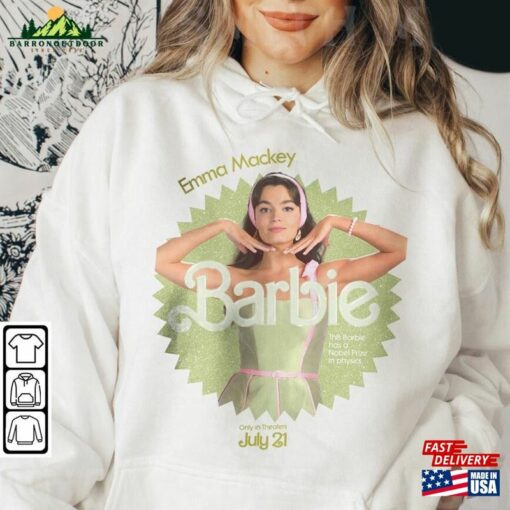 Emma Mackey Movie T-Shirt Barbie 2023 Shirt Sweatshirt Hoodie