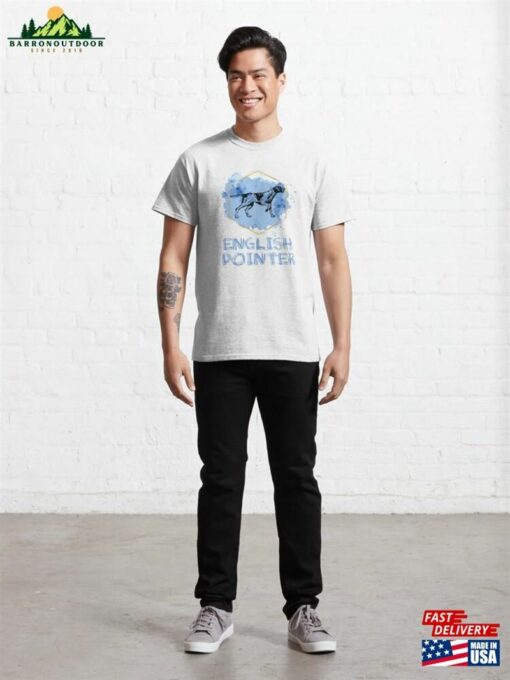 English Pointer Dog Classic T-Shirt Unisex