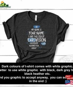 Eurovision Personalized T-Shirt Unisex Sweatshirt