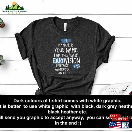 Eurovision Personalized T-Shirt Unisex Sweatshirt