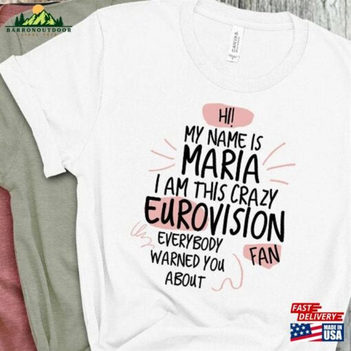 Eurovision Personalized T-Shirt Unisex Sweatshirt