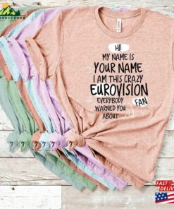 Eurovision Personalized T Shirt Unisex Sweatshirt 3