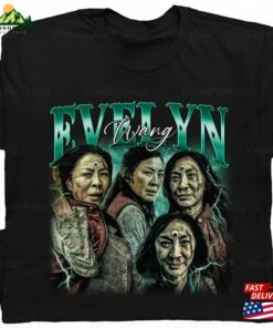 Evelyn Wang Shirt Vintage T-Shirt Movie Oscars 2023 Hoodie Sweatshirt