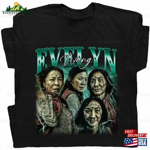 Evelyn Wang Shirt Vintage T-Shirt Movie Oscars 2023 Hoodie Sweatshirt